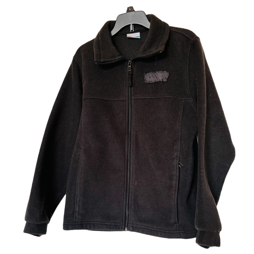 Columbia Fleece Zip-up Jacket with Convertible Turtleneck Collar - Picture 11 of 11